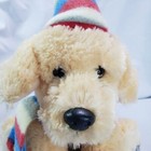 Russ Shining Stars Dog Plush Yellow Lab Labrador Retriever Stuffed Toy Hat Scarf