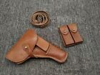 Original 1980 Surplus Chinese Army Type 54 Tt Tokarev Pistol Leather Holster New
