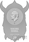 Viking Skull 1 Oz Silver Coin 5 Cedis Ghana 2025