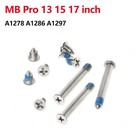 Bottom Case Rubber Feet With Screws For Macbook Pro 13  15  17  A1278 A1286 A129