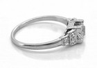 Vintage Art Deco Engagement Ring In 14k White Gold 2 00ct White Round Moissanite