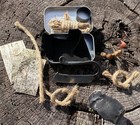 Hand Forged Colonial Style English Flint And Steel Firestarting Kit  Plus More