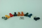  gray  Old Face Mask Clips Suspension Football Helmet Rk Tk Riddell Schutt