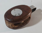 Antique Single Wood Pulley Block   Tackle Barn Pulley   4 Inch X 3 Inch 