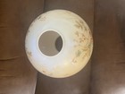 Antique Victorian Glass Lamp Globe Shade Floral-hand Painted Early 1800s