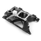 Pontiac 326 350 389 400 421 428 455 Hirise Aluminum Intake Manifold  black 