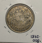 1940 Canada Half Dollar 50 Cents  Silver Coin Currency