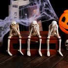 Skeleton Statue Gothic Skull Figurines Human Skeleton Haunted House Decorations