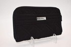 Vera Bradley Zip Around Wallet  Demi Clutch In Microfiber Black
