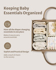 Baby Diaper Caddy Organizer  Stylish Storage Basket For Newborn Essentials And D