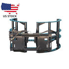 Us Stock Attachments Skid Steer Round Hay Bale Grapple