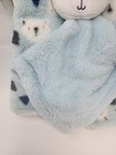 Mini Muffin Baby Blanket   Lovey Set Blue Bear Security Blanket For Boy Infants