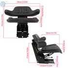 Black Tractor Suspension Seat For Ford   New Holland 3000 3600 3610 3900 5100