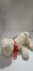 Dan Dee Collector s Choice White Dog Plush Stuffed Animal  Small 6-14 In  Red