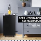 Beer Kegerator Single Tap Draft Dispenser 97l Stainless Steel 32 F Full Size