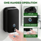 Wall Soap Dispenser 1000ml 34 Fl Oz Commercial Soap Dispenser Stainless Steel   