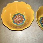 2 Vintage Pier One Floral Melamine Cereal Bowls New Old Stock Free Ship