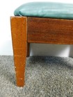 Small Vintage 1960s Solid Wood Footstool Footrest Rectangle 15 X 10 