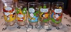 Complete Set Of  5  Vintage Camp Snoopy Mcdonalds Promo Glasses Nice 1968