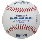 Dale Murphy Autographed Official Major League Baseball  jsa  82 83 Nl Mvp Inscri