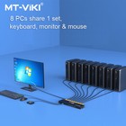 Mt-viki 8 Port Vga Kvm Switch Usb Rackmout Switcher For Mouse Keyboard Monitor