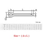 Cotter Pins Split Pin Clevis Pin 1 1 5 2 2 5 3 4mm A2 304 Stainless Steel Din 94