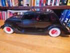 Very Nice Vintage 1930 s Kingsbury  Wind Up Chrysler  Airflow Sedan W headlights