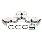 Pistons W  Rings Fit 99-03 Chevrolet Express 2500 Silverado Gmc Hummer 6 0l Ohv