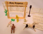 Vintage Lot Of Roy Rogers Double R Bar Ranch Pieces 1950s Marx Toys  ezs000706 