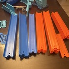 Lot Hot Wheels Track Builder  Track Pieces Set W  Case  Loop  Connectors 
