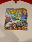 Vintage Y2k Steve Kinser 17 Time Outlaw Champion Sprint Car T Shirt Size Xl