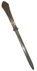 Antique Art Deco Early 1900   s Sun And Floral Motif Metal Letter Opener Htf