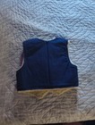 Billy The Kid Vest Boys Sherpa Lined Blue Denim Snap Western Cowboy Sz 3t Blue