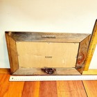 Vtg 80s Budweiser Sign King Of Beers Jeweled Crown Foil Bar Mirror 9 5x15 5  Sn 