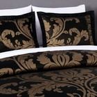 Chezmoi Collection 7-piece Luxury Jacquard Floral Bed In A Bag Comforter Set