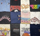 Vintage Graphic Shirts Promo Funny Cartoons Sport Destinations Lot Of 20 Szs L