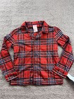 Wondershop Kids  Size Medium Plaid Holiday Matching Family Pajama Set Red