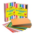 Crayola Construction Paper Bulk Pack 480 Sheets 10 Assorted Colors 9x12