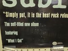 Sublime 1996 Original Self Titled Rare Promo Poster Good    Displayed Condition