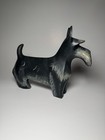Vintage Scottie Dog Figurine Folk Art Terrier Statue Hand Painted
