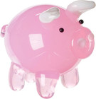 Miniature Glass Pig Figurine