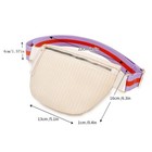 Women Woven Fanny Pack Lightweight Outdoor Sport Phone Waist Bags Shoulder Purse