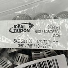 New   25 Pack Ideal 3 8 In  To 7 8 In  Stainless Steel Hose Clamp Tridon Sae 6