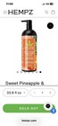 Hempz Sweet Pineapple   Honey Melon Color Safe Vegan Shampoo Jumbo 33 8 Oz