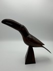 Vintage Mid Century Hand Carved Wooden Toucan Tropical Bird