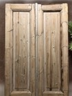 Antique French Double Doors  36x94  Raised Panel Doors  European Doors A586