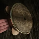 Emin Professional Tunable Fish Skin Riq Hand-hammered Brass Zills With Case