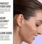 High Fidelity Concert Ear Plugs     Reusable Noise Reducing Ear Plugs For Concerts