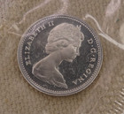 1965 Canada Proof Like Silver Dime  800 Fine Canadian 10c Ten Cents Elizabeth Ii