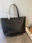 New Cv976 Charcoal X Black Signature Coated Tote Bag